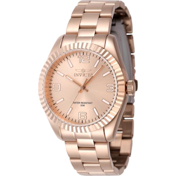 47477 Womens Specialty Quartz 3 Hand Rose Gold Dial Watch