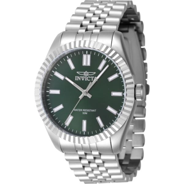 47480 Mens Specialty Quartz 3 Hand Green Dial Watch
