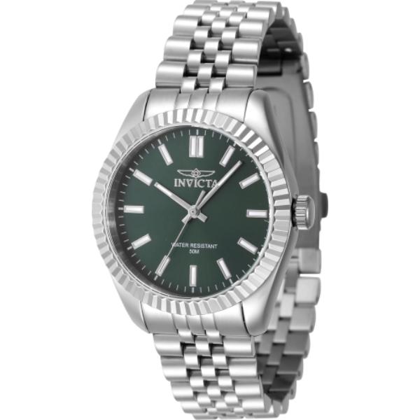 47496 Womens Specialty Quartz 3 Hand Green Dial Watch