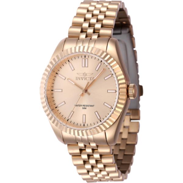 47509 Womens Specialty Quartz 3 Hand Rose Gold Dial Watch