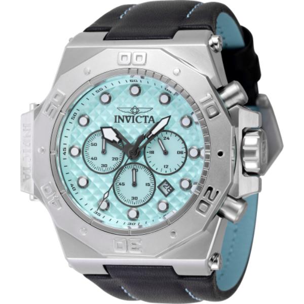 47529 Mens Akula Quartz Chronograph Turquoise Dial Watch -  Invicta