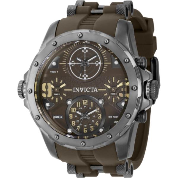 39357 Mens Coalition Forces Quartz Chronograph Brown Dial Watch