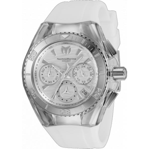 TM-120033 Womens Cruise Quartz Chronograph Silver Dial Watch