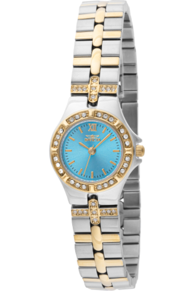 45873 Women Wildflower Quartz 3 Hand Turquoise Dial Watch