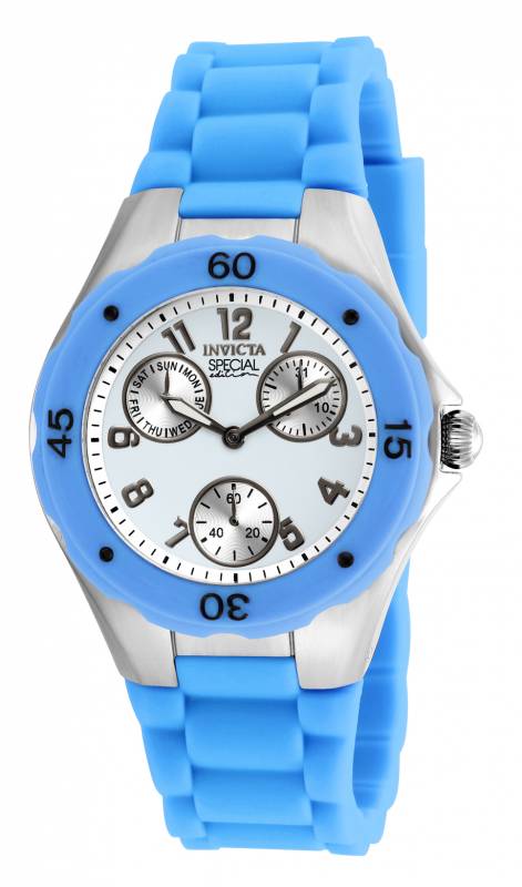 18795 Women Angel Quartz Chronograph White Dial Watch