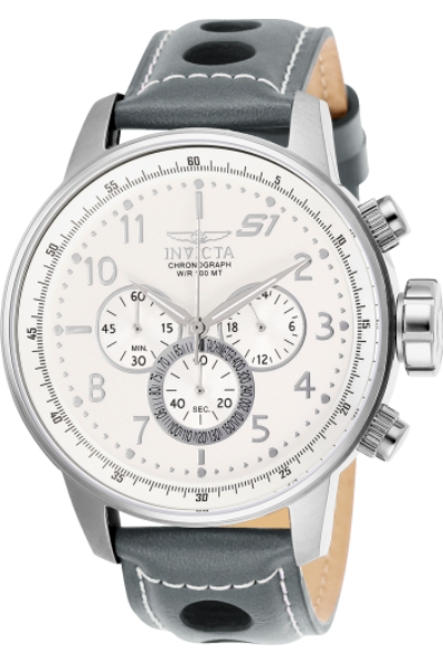 25723 Men S1 Rally Quartz Chronograph White Dial Watch