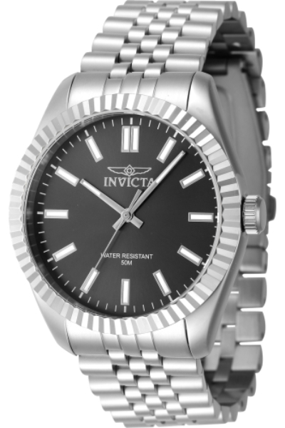 47478 Men Specialty Quartz PC21 3 Hand Black Dial Watch