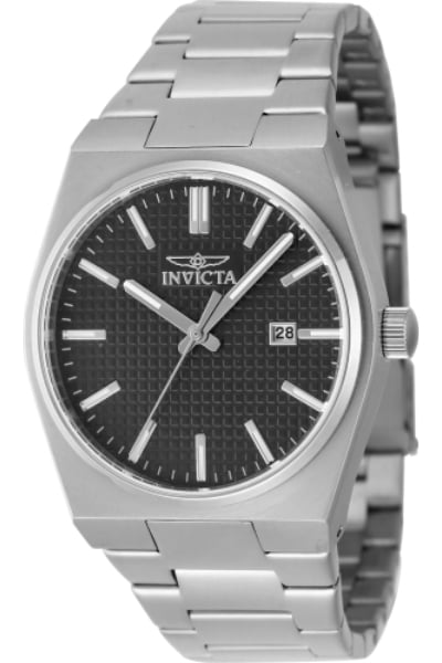 48389 40 mm Men Speedway Quartz 3 Hand Black Dial Watch