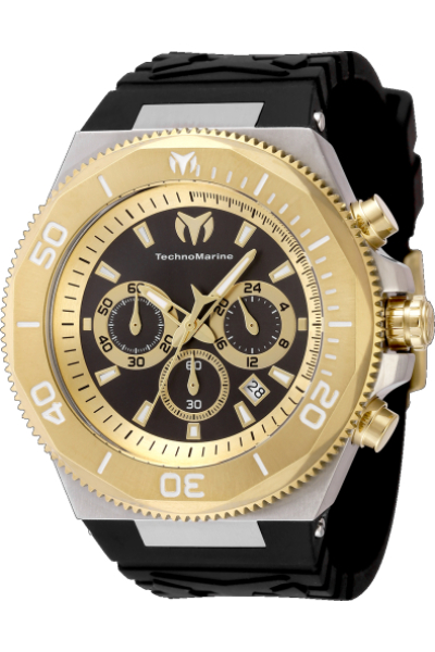 TM-224018 Men Manta Quartz Gold & Black Dial Watch