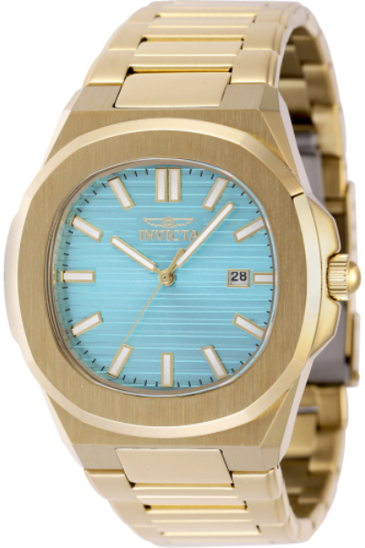 48517 41 mm Men Speedway Quartz 3 Hand Light Blue Dial Watch