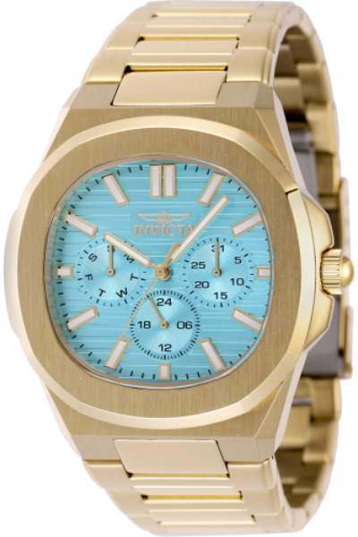 48522 Men Speedway Quartz Chronograph Light Blue Dial Watch