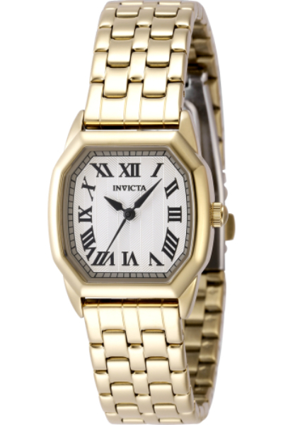 48959 Women Wildflower Quartz 3 Hand Silver Dial Watch