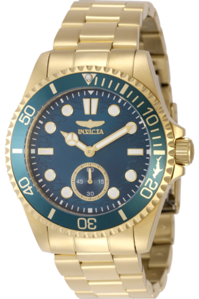49427 43 mm Men Pro Diver Quartz VD78 Blue Dial Watch