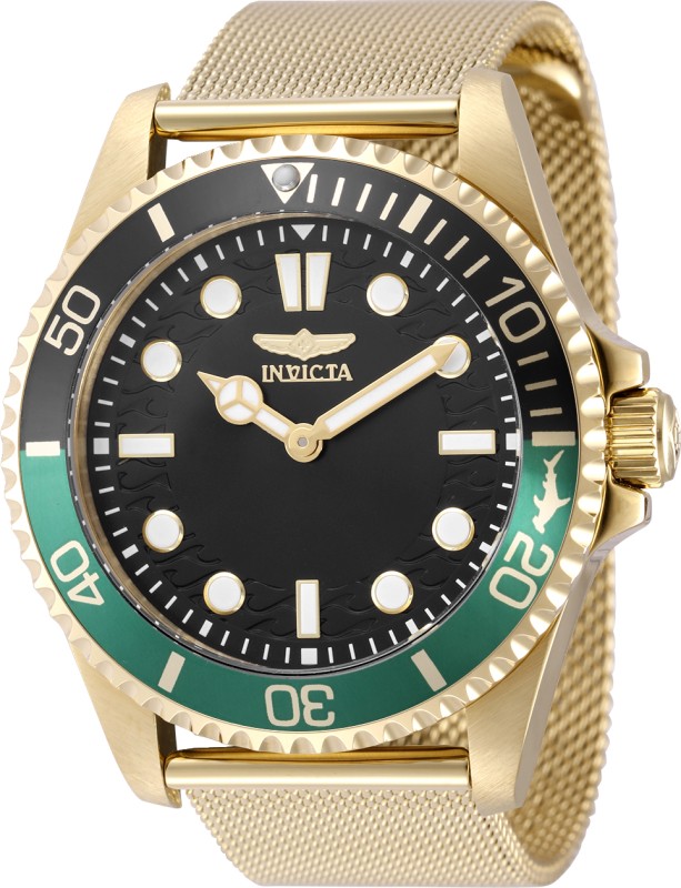 49692 43 mm Men Pro Diver Quartz 2026 Brass Black Dial Watch