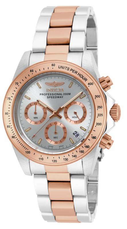 Mens 17030 Speedway Quartz Chronograph Silver Dial Watch