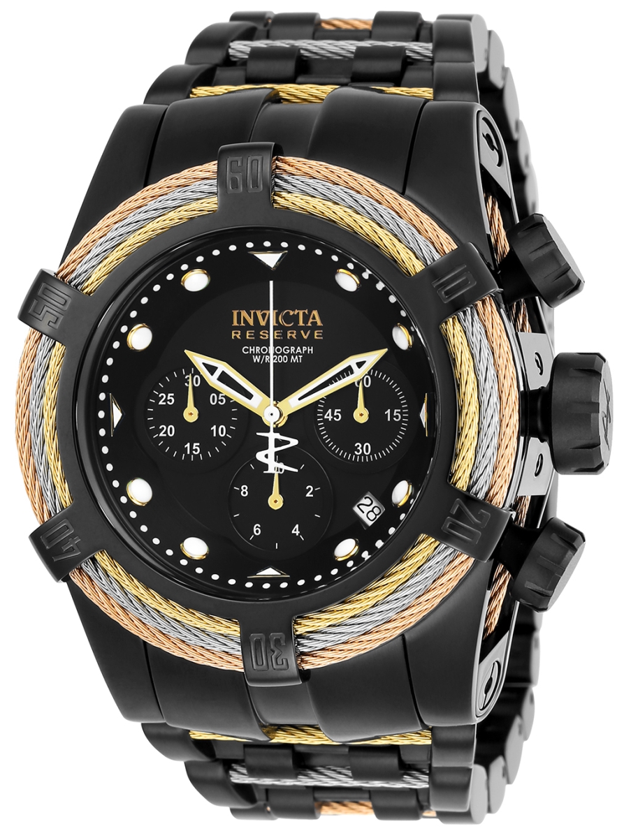 886678281541 Mens 23050 Bolt Quartz Chronograph Black Dial Watch -  Invicta