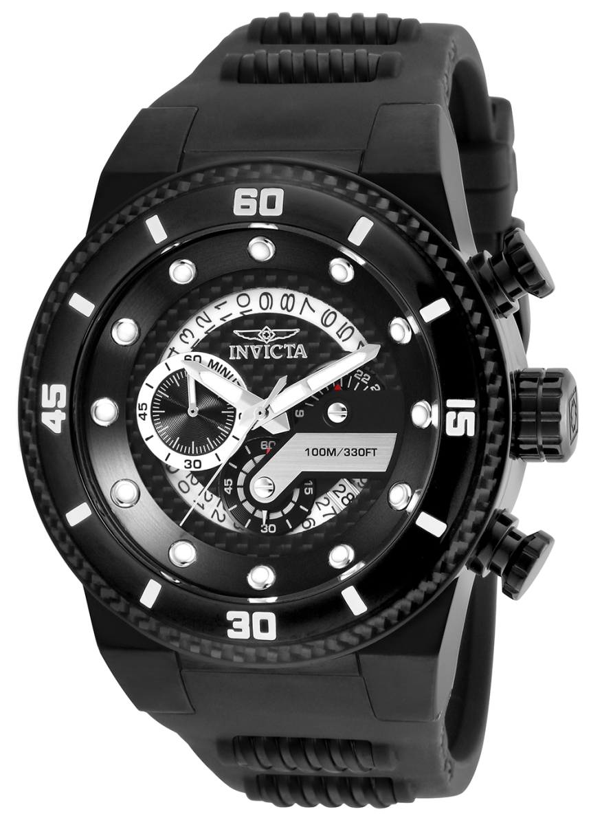 Picture of Invicta 886678293971 Mens 24228 S1 Rally Quartz Multifunction Black Dial Watch