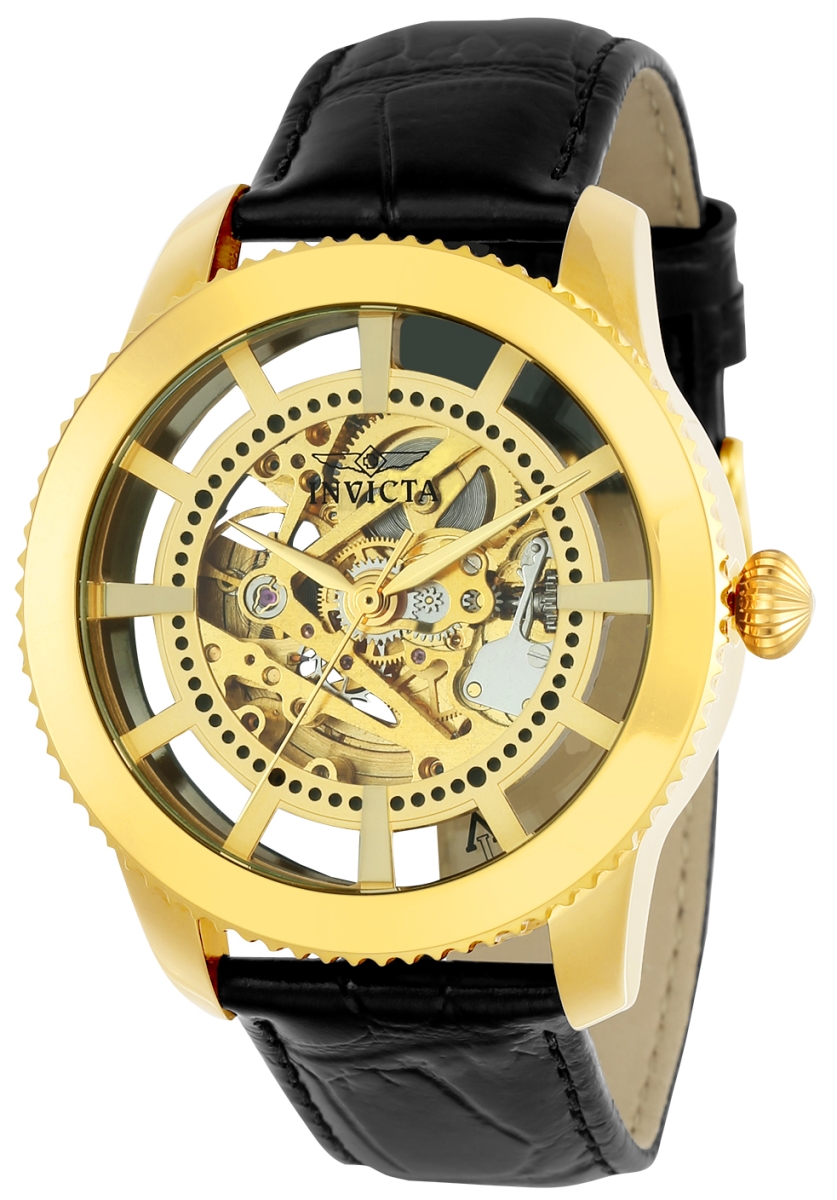Picture of Invicta 22571 Mens Vintage Automatic 3 Hand Dial Watch&#44; Gold