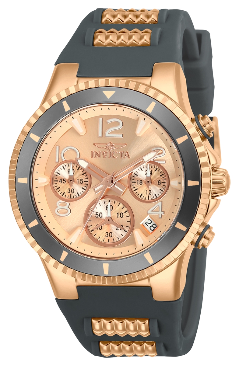 Womens BLU Quartz 3 Hand Dial Watch - Rose Gold