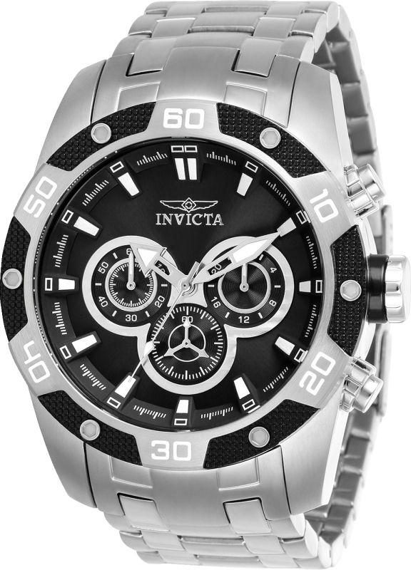 Picture of Invicta 25838 48 in. Mens Speedway Quartz Chronograph Black Dial Watch