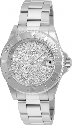 22706 40 in. Womens Angel Quartz 3 Hand Silver Dial Watch