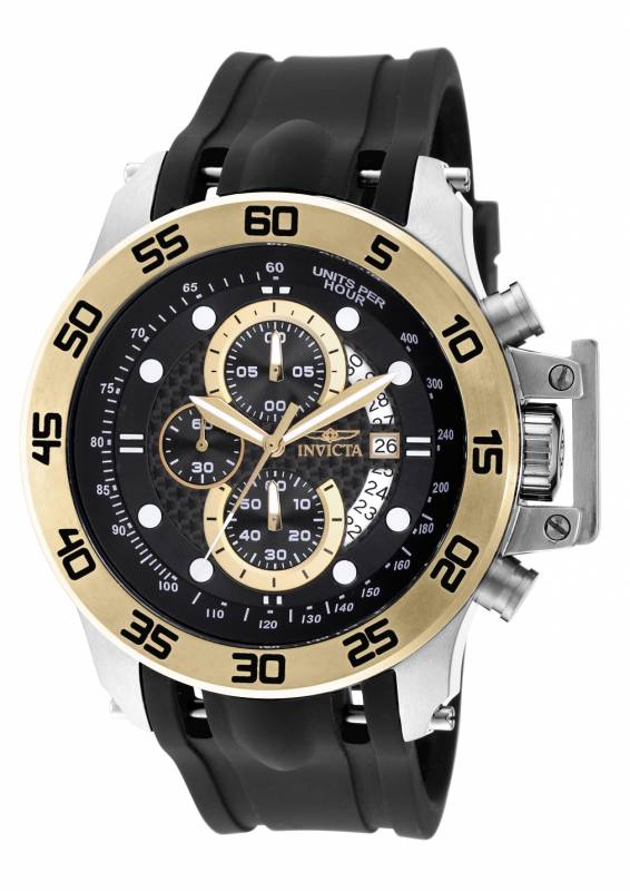 Picture of Invicta 19253 Mens I-Force Quartz Multifunction Black Dial Watch with VD57 Caliber