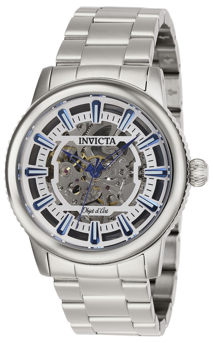Picture of Invicta 27586 Mens Objet D Art Automatic 3 Hand Silver Dial Watch with 200 mm Band Size