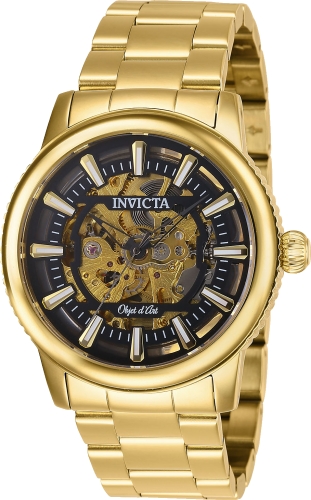 Picture of Invicta 27587 Mens Objet D Art Automatic 3 Hand Black Dial Watch