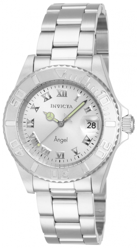 14320 Womens Angel Quartz 3 Hand Silver Dial Watch with 210 mm