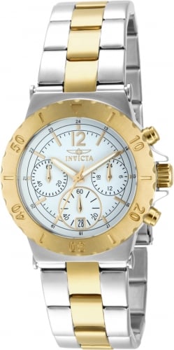 14855 Womens Specialty Quartz Chronograph White Dial Watch