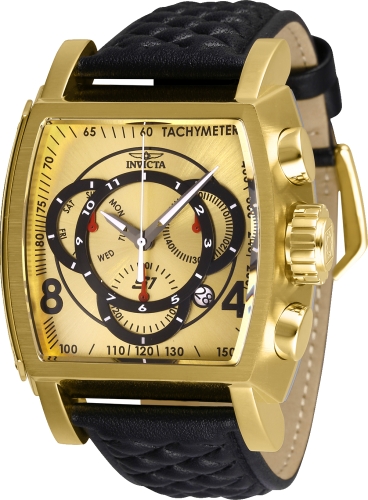 27930 Mens S1 Rally Quartz Multifunction Gold & Black Dial Watch with Z60 FE Caliber -  Invicta