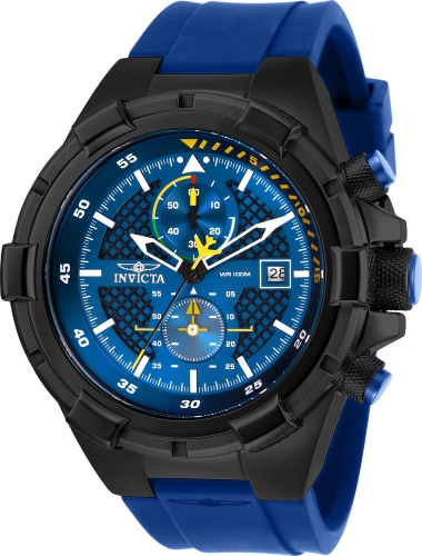 Picture of Invicta 28092 Mens Aviator Quartz Multifunction Blue Dial Watch with Blue Tone