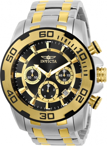 Picture of Invicta 22322 Mens Pro Diver Quartz Chronograph Black Dial Watch