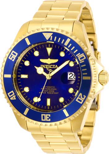 Picture of Invicta 28949 Mens Pro Diver Automatic 3 Hand Blue Dial Watch with Diver Buckle