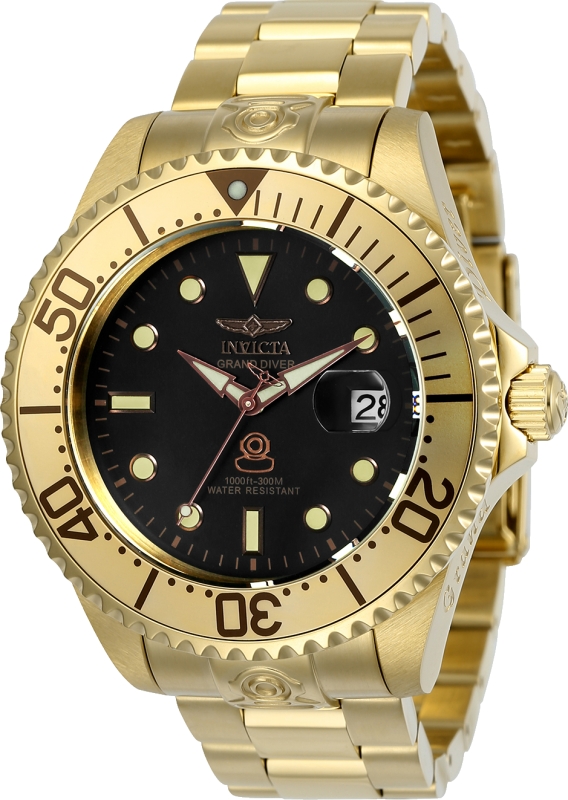 Picture of Invicta 24766 Mens Pro Diver Automatic 3 Hand Black Dial Watch
