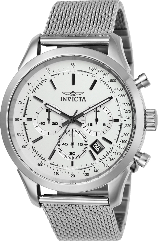 Picture of Invicta 25222 Mens Speedway Quartz Chronograph Silver Dial Watch