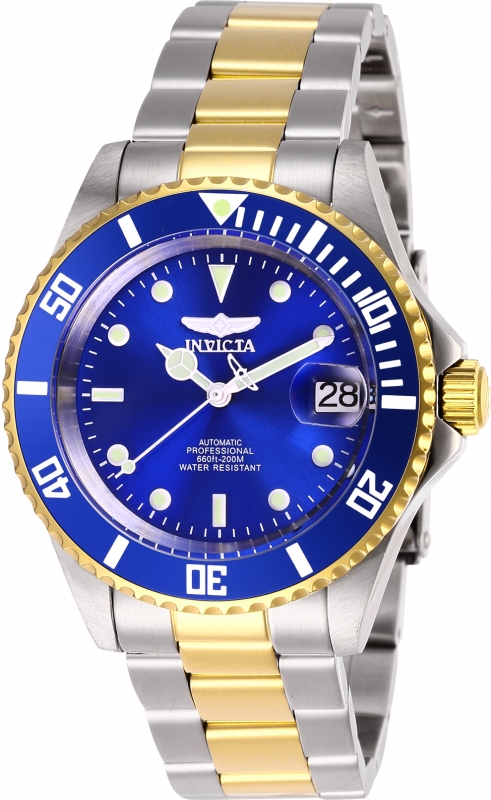 Picture of Invicta 28662 Mens Pro Diver Automatic 3 Hand Blue Dial Watch