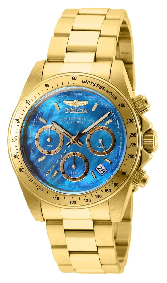 28671 Mens Speedway Quartz Chronograph Blue Dial Watch