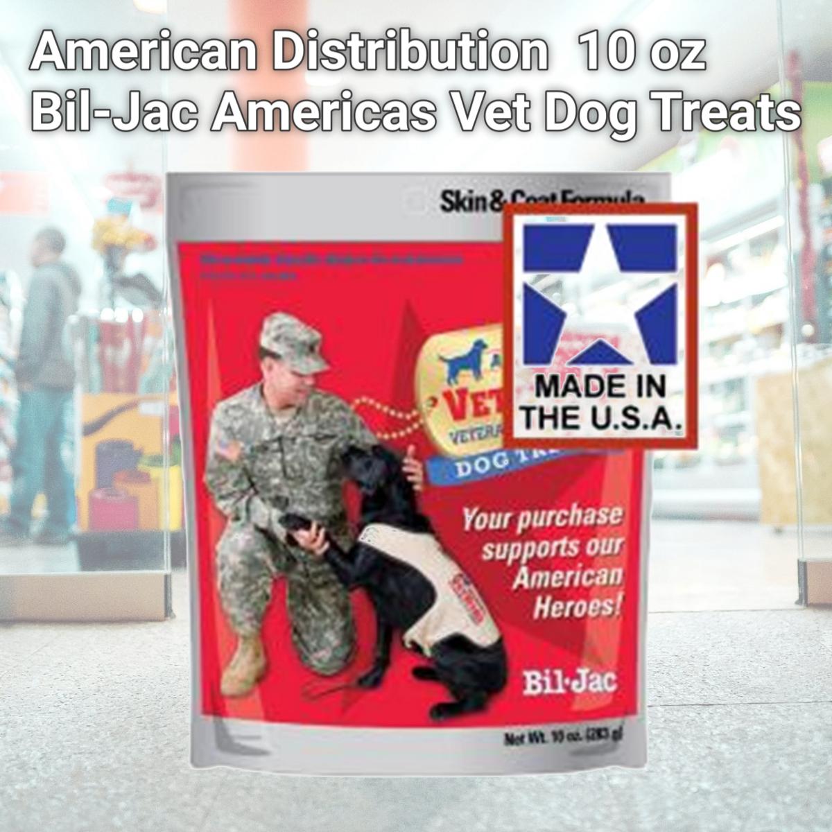 Picture of American Distribution 218154 10 oz Bil-Jac Americas Vet Dog Treats