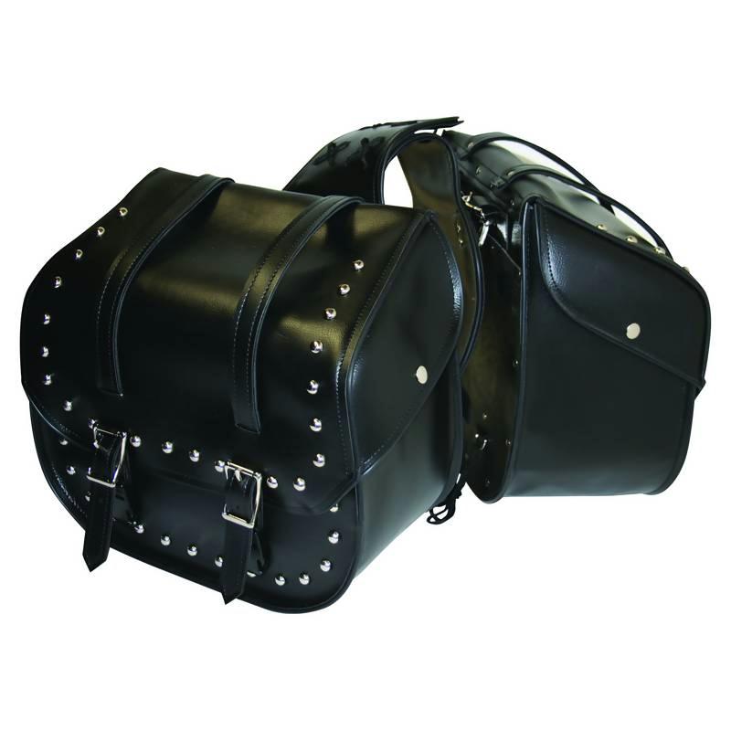 Picture of Diamond Plate LUMSADDLE Pvc Motorcycle Saddle Bag