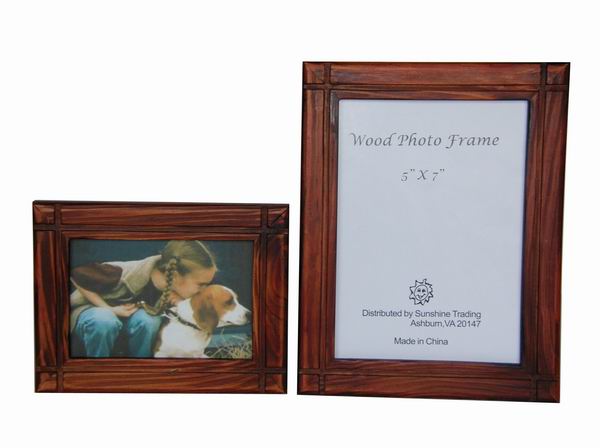 Handmade Wood Photo Frame - 3.5 x 5 Inch