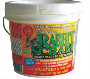 Picture of Deer Scram 6lb Rabbit Scram Repellent Granular White Pail