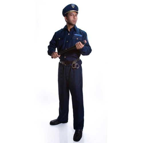 Picture of Dress Up America 330-M Adult Police Officer Costume - Size Medium