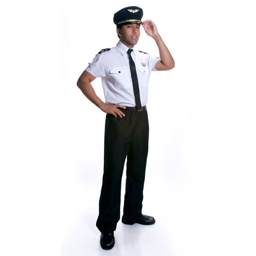 Picture of Dress Up America 331-S Adult Pilot Costume - Size Small