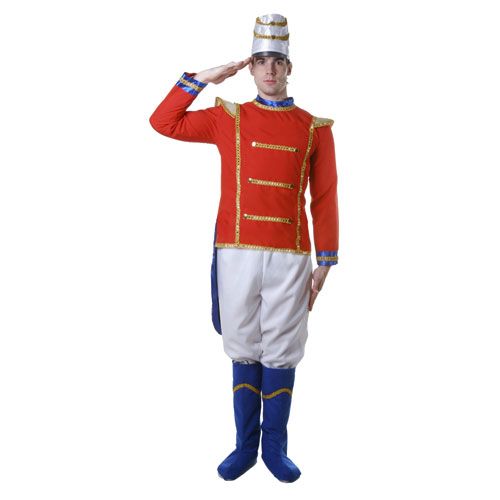 Picture of Dress Up America 344-XL Adult Toy Soldier Costume - Size X Large