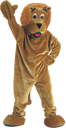Picture of Dress Up America 298-Adult Roaring Lion Mascot Costume Set - One Size Fits Most
