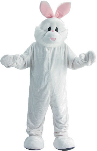 Picture of Dress Up America 300-Adult Cozy Bunny Mascot Costume Set - One Size Fits Most