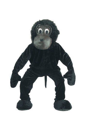 Picture of Dress Up America 302-Adult Scary Gorilla Mascot Costume Set - One Size Fits Most