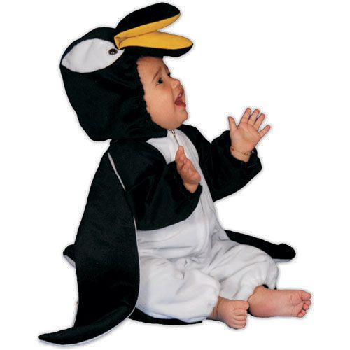 Picture of Dress Up America 317-L Penguin Plush Costume - Size Large 12-14