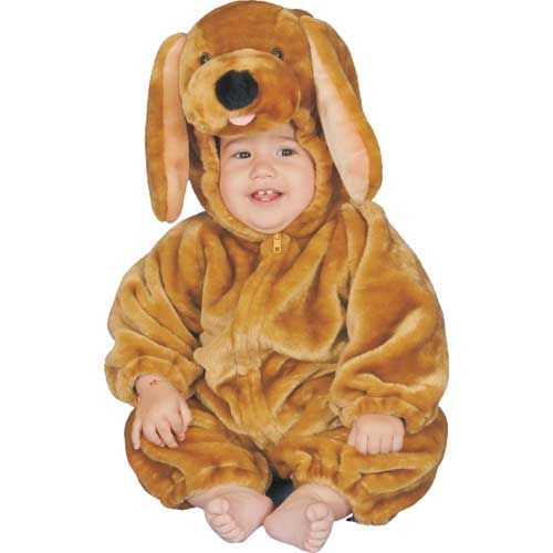 Dress Up America 318-12mo Brown Puppy Plush Costume - Size 12 Months